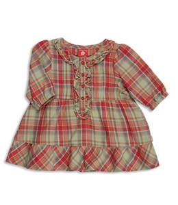 Pumpkin Patch Baby Girl's Woven Check Dr