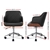 Artiss Wooden Office Chair Computer PU Leather Desk Chairs Executive Wood
