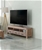TV Cabinet with 3 Storage Drawers with Shelf Acacia Wooden Frame in Oak