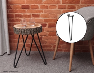 Set of 4 Industrial Retro Hairpin Table 