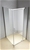 Shower Screen 900x700x1900mm Framed Safety Glass Pivot Door Della Francesca