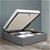 Artiss King Single Gas Lift Bed Frame Base With Storage Platform Grey