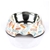 Charlie's Melamine Printed Pet Feeders with Stainless Bowl -Bone Large