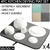 Gourmet Kitchen 4 Pack Multi Coloured Microfiber Drying Mat