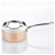 Gourmet Kitchen Chef's Series Tri-Ply Copper Coated Saucepan - Pink
