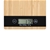 Gourmet Kitchen Bamboo Square Kitchen scale - Natural Brown
