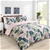 Dreamaker 300TC Cotton Sateen Printed Quilt Cover Set Pink Banana Queen Bed