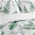 Dreamaker 300TC Cotton Sateen Printed Quilt Cover Set Green Ferns Queen Bed