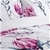 Dreamaker 300TC Cotton Sateen Printed Quilt Cover Set Pink Flower Queen Bed