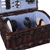 2 Person Picnic Basket Baskets Set Outdoor Blanket Deluxe Willow Storage