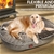 PaWz Heavy Duty Pet Bed Mattress Dog Cat Pad Mat Soft Cushion Warm L Grey