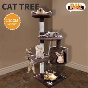 PaWz 1.1M Cat Scratching Post Tree Gym H