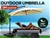 3M Umbrella Cantilever Umbrellas Base Stand UV Shade Garden Patio Beach
