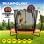 Trampoline Round Trampolines Basketball Kids Enclosure Safety Net 14FT