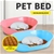 Large 85cm Plastic Pet Bed Ventilation Holes Resting Plastic Dog Basket