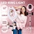 12'' LED Ring Light w/ Tripod Stand Holder Dimmable Selfie Studio Lamp