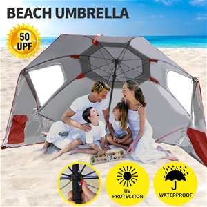 Umbrella Beach Umbrellas Sun Shade Weath
