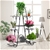 Levede Outdoor Indoor Metal Plant Sd Flower Pots Rack Garden Corner Shelf