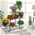 Levede Out/Indoor Plant Stand Metal Flower Pot Garden Corner Shelf Stands