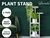 Levede Plant Stand Outdoor Indoor Flower Pots Rack Garden Shelf White 100CM