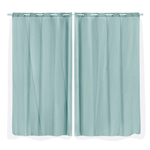 2x Blockout Curtains Panels 3 Layers w/ 