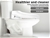 Electric Bidet Toilet Seat Cover LED Night Light Remote Control