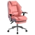 PU Upholstered Modern Reclining Executive Office Chair with foot stool