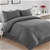 Dreamaker Premium Hazel Quilted Sandwashed Quilt Cover Set Queen Bed