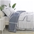 Dreamaker 250TC Egyptian Cotton Printed Quilt Cover Set Queen Bed Creame