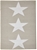 Large Taupe Upcycled Star Flatwoven Rug - 270X180cm