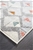 Large Grey Triangles Runner Rug - 400X80cm