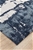 Extra Large Denim Blue Abstract Jacquard Woven Rug - 500X80cm