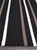 Med Monochrome Handmade NZ Blend Wool Scandi Striped Rug-225X155cm
