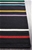 Med Multi Handmade NZ Blend Wool Scandi Striped Flatwoven Rug - 225X155cm