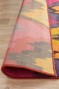 XL Pink Abstract Rug - 330X240cm