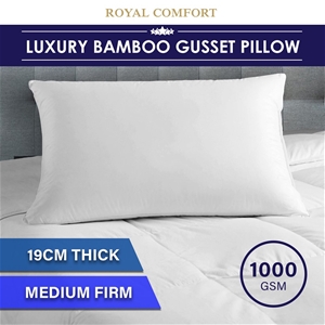 Luxury - Bamboo Gusset Pillow - Single P