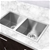 Cefito 770 x 450mm Stainless Steel Sink
