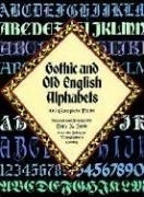 Gothic and Old English Alphabets: 100 Co