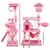 i.Pet Cat Tree Trees Scratching Post Scratcher Tower Condo Wood Pink 141cm