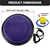 Yoga Balls With Resistance Bands In Purple