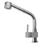 Square Brass Chrome 360° Swivel Pull Out Kitchen Sink Mixer Tap