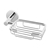 Euro Pin Lever Round Chrome Soap Holder Stainless Steel Wall Mounted