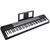 Karrera 88 Keys Electronic Keyboard Piano with Stand Black