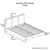 Single Size Leatheratte Bed Frame in Black with Metal Joint Slat Base