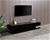 TV Cabinet with 3 Storage Drawers With High Glossy Assembled in Black