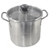 3pc Stainless Steel 7.6/11.4/15.2L Stockpot Set w/Lid