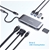 Mbeat Elite X9 9-in-1 USB-C Docking Station - Space Grey