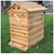 Wooden Beekeeping Beehive House + 7PCS Upgraded Auto Flow Bee Comb Hive