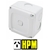 HPM AQUA Weatherproof Rocker Switch 1 Gang Single ON OFF 10A IP56 240V