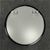 800x800x40mm Black Aluminum Framed Round Bathroom Wall Mirror with Brackets